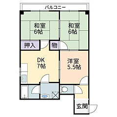 物件の間取り
