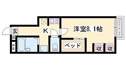 レオパレスジゥイール富永 1階/-