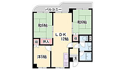 ブエナビスタ姫路青山ウエスト 3LDKの間取図画像