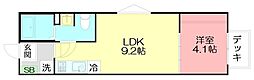 Varia白浜町 1LDKの間取図画像
