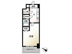 KADOIETSUJIDO 1Kの間取図画像