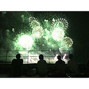 花火大会は特等席です