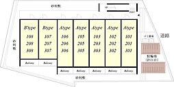 リブリ・辻堂 1Kの間取図画像