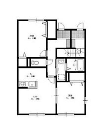 シャルマン 2LDKの間取図画像