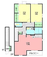 物件の間取り