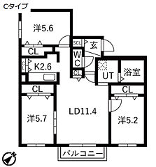 物件の間取り