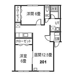 物件の間取り