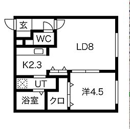Gloir発寒(グロワール発寒) 2階