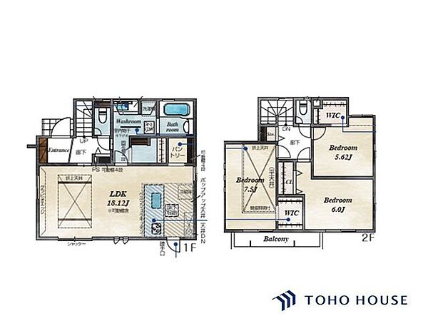 間取りを拡大表示