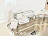 設備：ボタンひとつで浄水と原水に切り替えられる浄水器一体型水洗を使用。お米を炊いたりする際には浄水機能をつかうこともできて、人気の商品です。