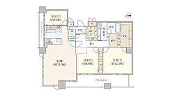 タワーザ上町台 3LDKの間取図画像