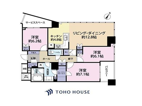 間取りを拡大表示