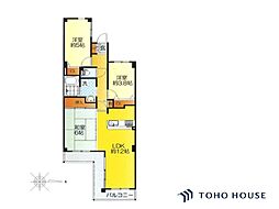 コスモ鶴見緑地 3LDKの間取図画像
