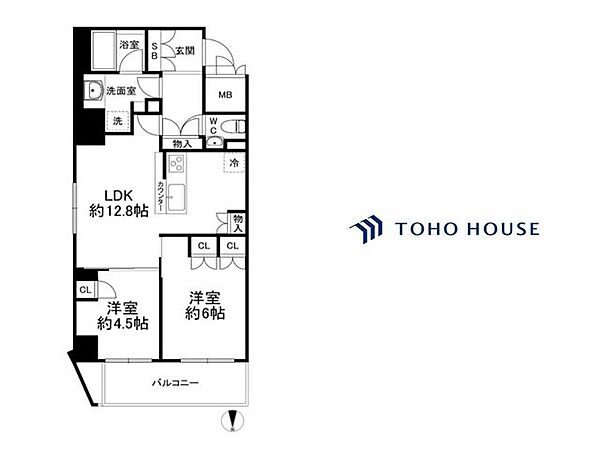 間取りを拡大表示