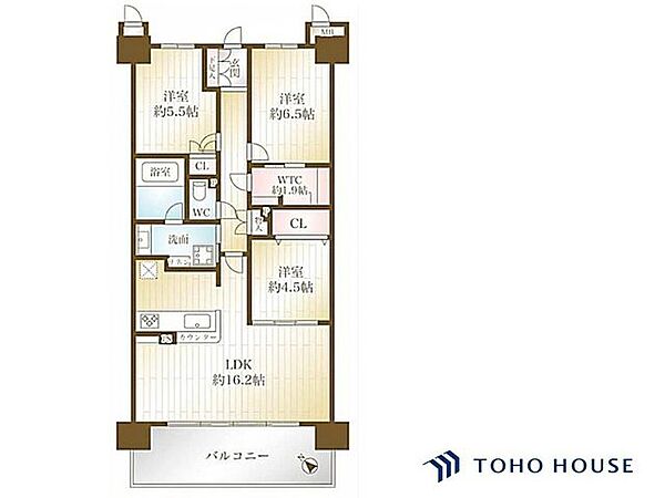 間取りを拡大表示