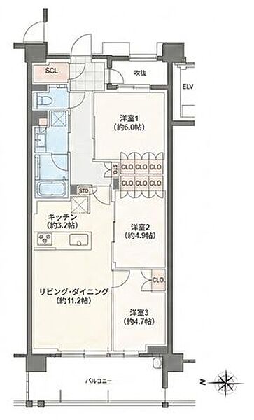 間取りを拡大表示