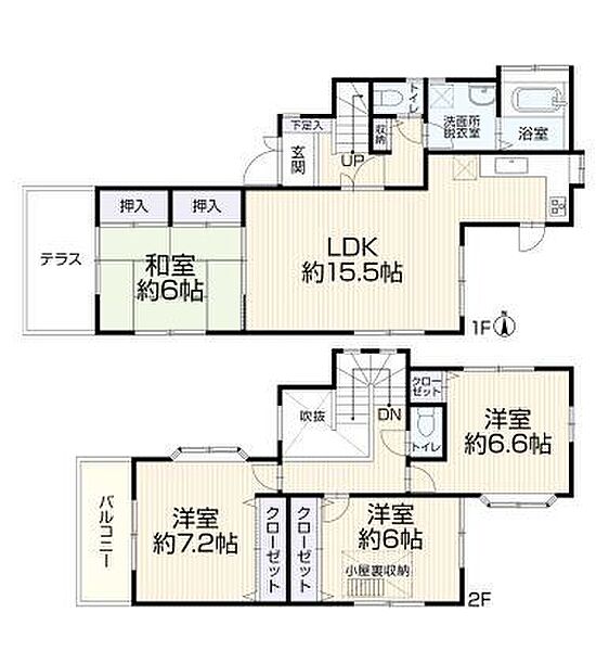 間取りを拡大表示