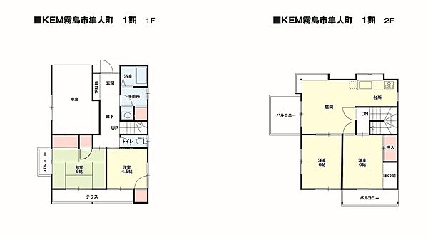 間取りを拡大表示