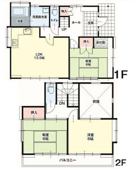 間取りを拡大表示