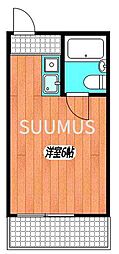 メゾン・ド・ペガーズ ワンルームの間取図画像