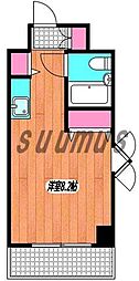サイプレス北新宿 1Kの間取図画像