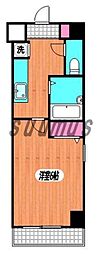 グランドガーラ西新宿ウエスト 1Kの間取図画像