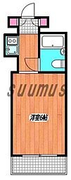 ペガサスマンション経堂 1Kの間取図画像