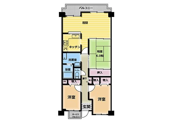 間取りを拡大表示
