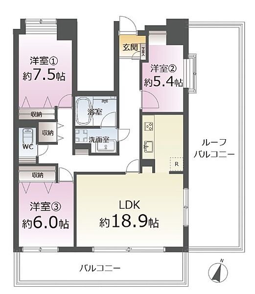 間取りを拡大表示