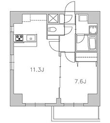 グランツ昭和館 1LDKの間取図画像