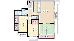 エスペランサ 3LDKの間取図画像