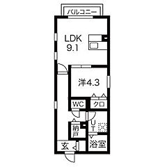 物件の間取り