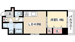 ボワ・ド・ブローニュ 1LDKの間取図画像