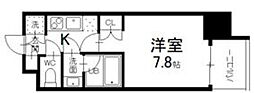 シエルブルー栄 1Kの間取図画像