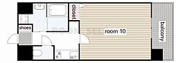 NEOJAPANESQUE出来町 1Kの間取図画像