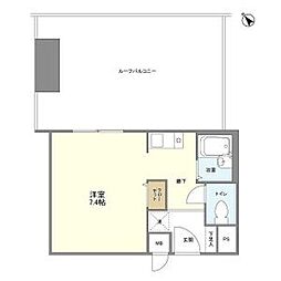 ディオケネス ワンルームの間取図画像