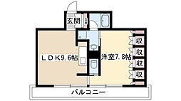 アーデン泉プレミア 1LDKの間取図画像