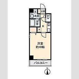 gracia名駅南 1Kの間取図画像