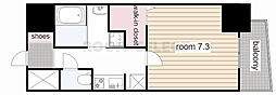 S-RESIDENCE今池駅前 1Kの間取図画像