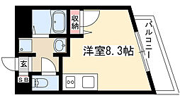 葵ビル ワンルームの間取図画像