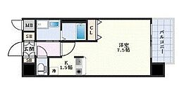 プレサンス名古屋STATIONザ・シティ 1Kの間取図画像