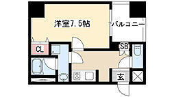 APEX名古屋栄プレミアライフ 1Kの間取図画像