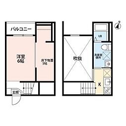 Rexzyaoshi ワンルームの間取図画像