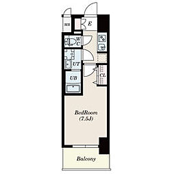S-RESIDENCE豊国通 1Kの間取図画像