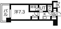 アーデン上社 1Kの間取図画像