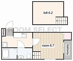 メゾン栄生 1Kの間取図画像