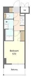S-RESIDENE名駅北alesia(アレシア) 1Kの間取図画像