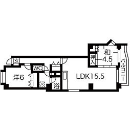 うぃる歌里 2LDKの間取図画像