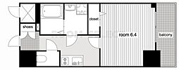 エスリード名古屋STATIONWEST 1Kの間取図画像