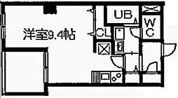 スワローハイム岩塚 ワンルームの間取図画像